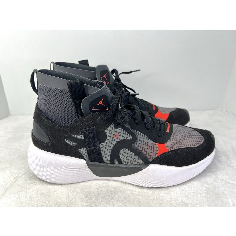 Nike Air Jordan Delta 3 Mid Sneakers Mens Size 11 Black Chile Red DR7614-060